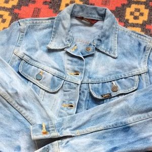 Vintage 70- 80’s Lee 2 pocket jacket, bleached